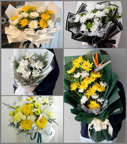 浙江省绍兴嵊州市下王镇白事花束代送